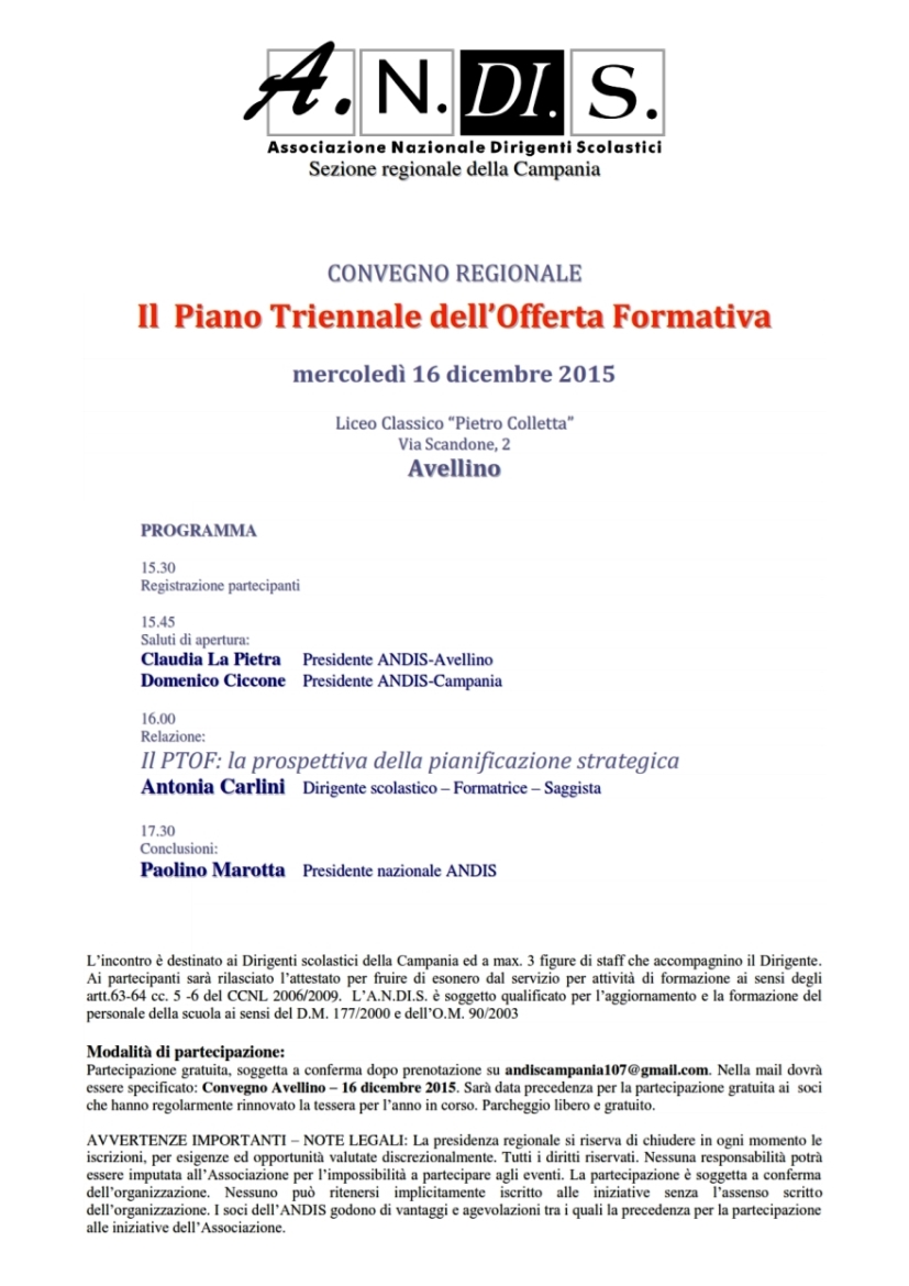 Convegno Avellino