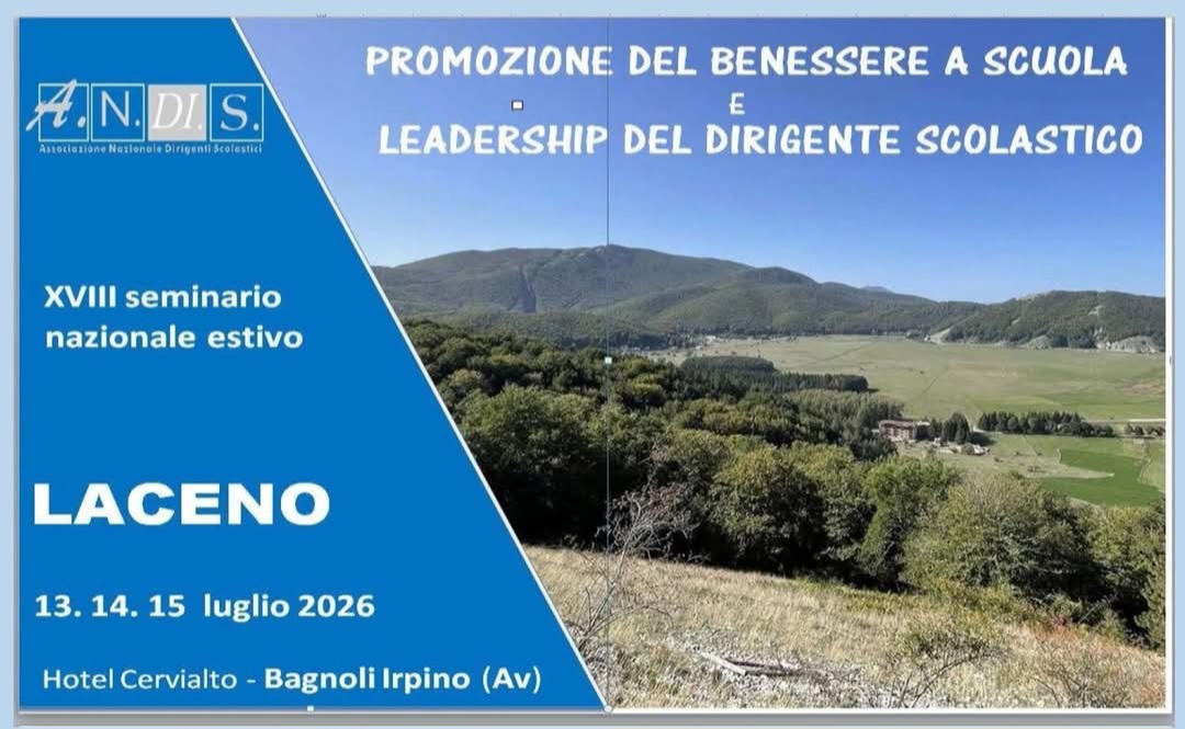 LACENO (AV) - XVIII SEMINARIO NAZIONALE ESTIVO 13/15 Luglio 2026